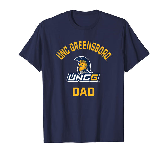 UNC Greensboro UNCG Spartans Arched Dad T-Shirt