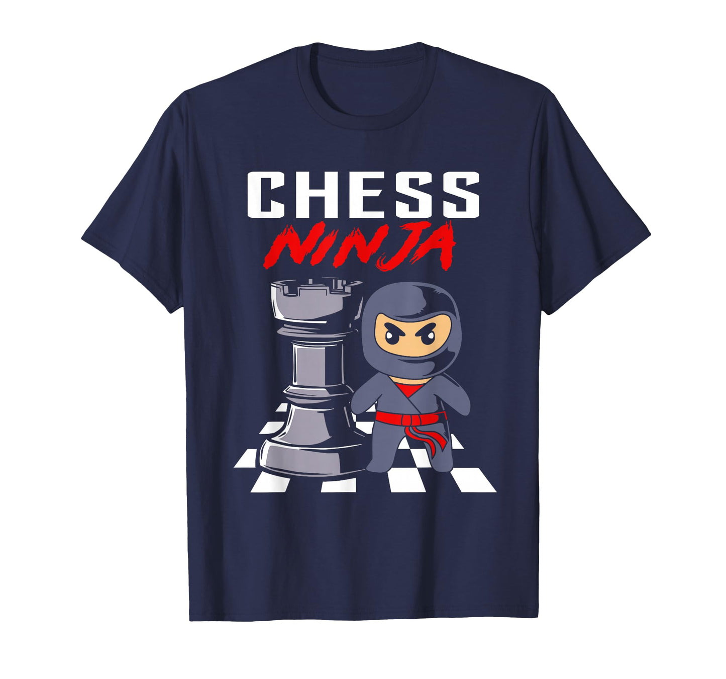 Funny chess ninja T-Shirt for kids and chess player T-Shirt