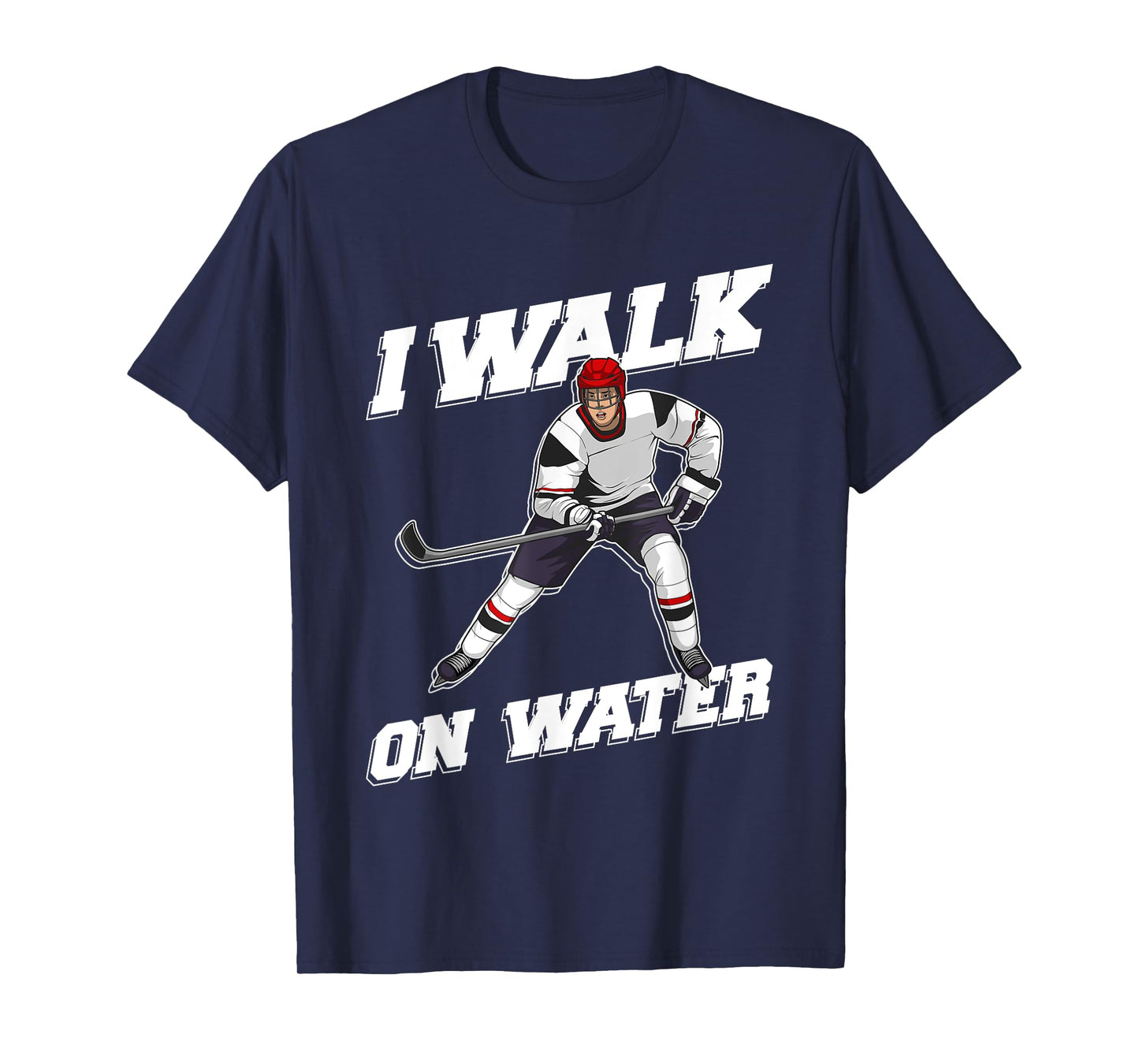 Cool Ice Hockey Player Art For Men Women Ice Hockey Lover T-Shirt