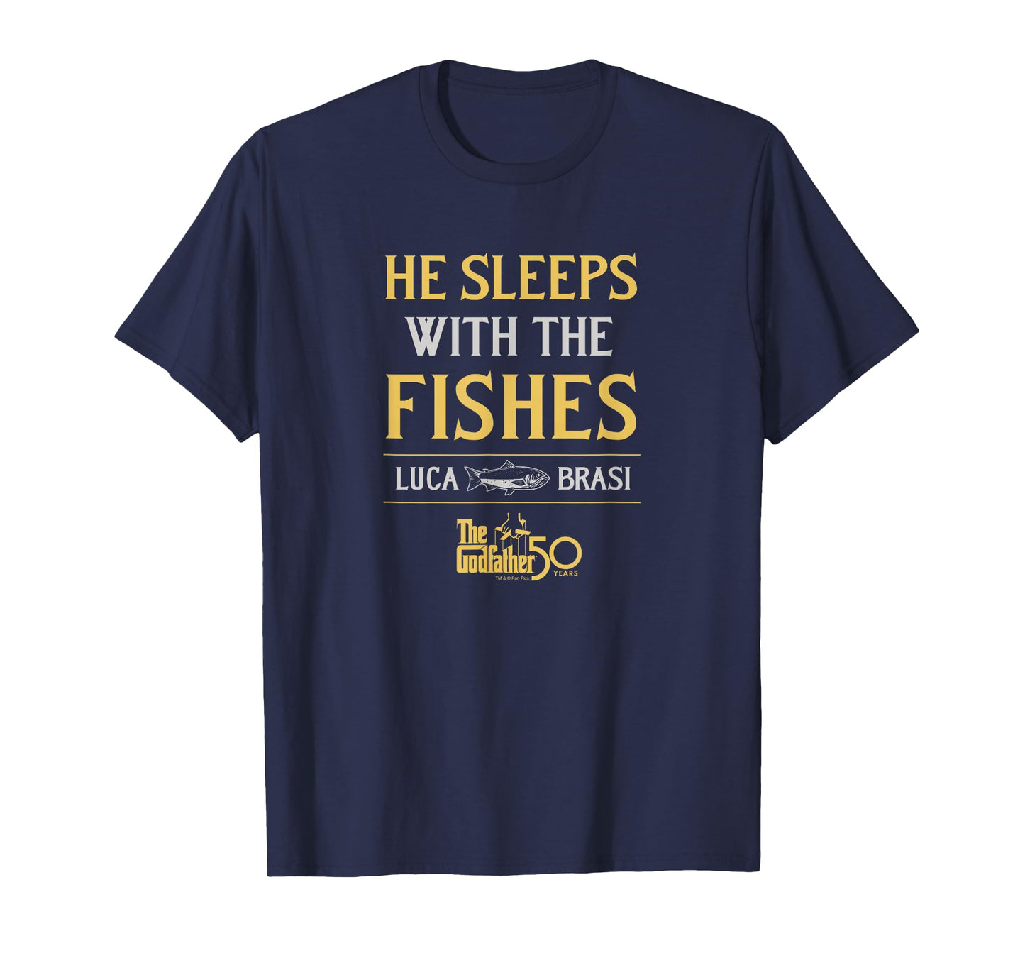 The Godfather - He Sleeps With Fishes T-Shirt