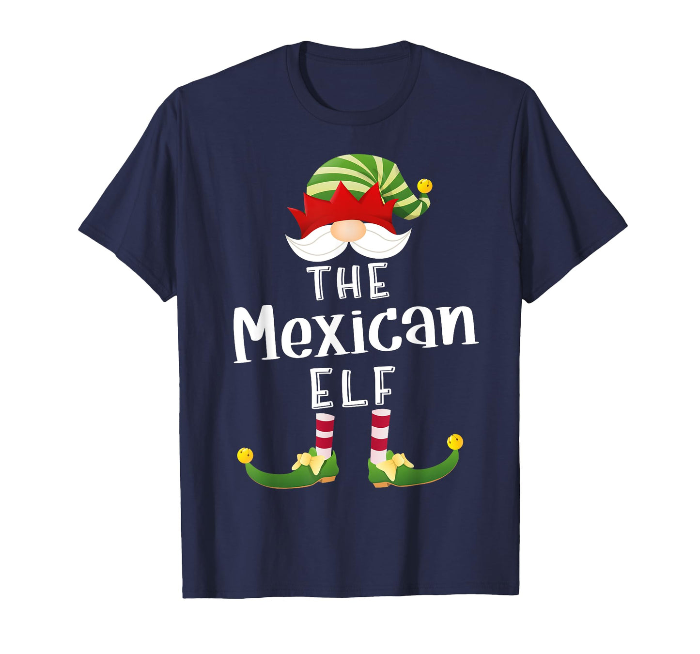 Mexican Elf Group Christmas Funny Pajama Party T-Shirt