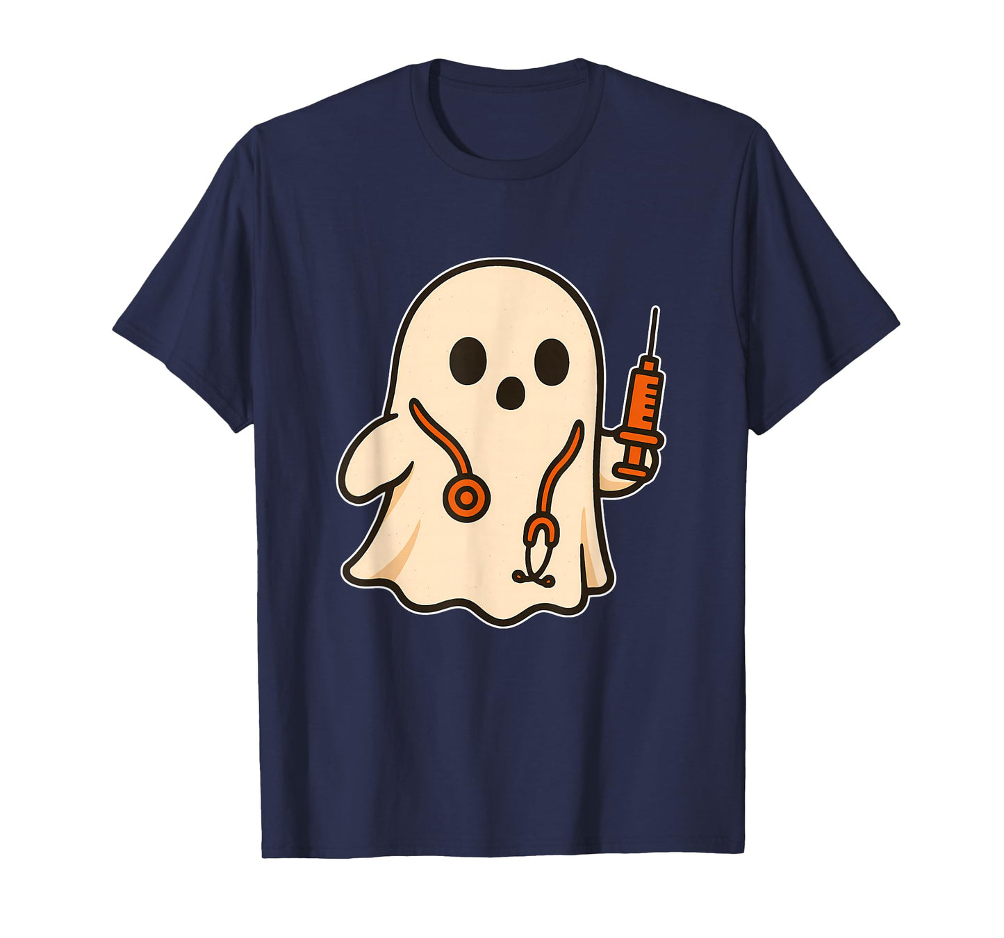 Doctor Ghost with Stethoscope T-Shirt