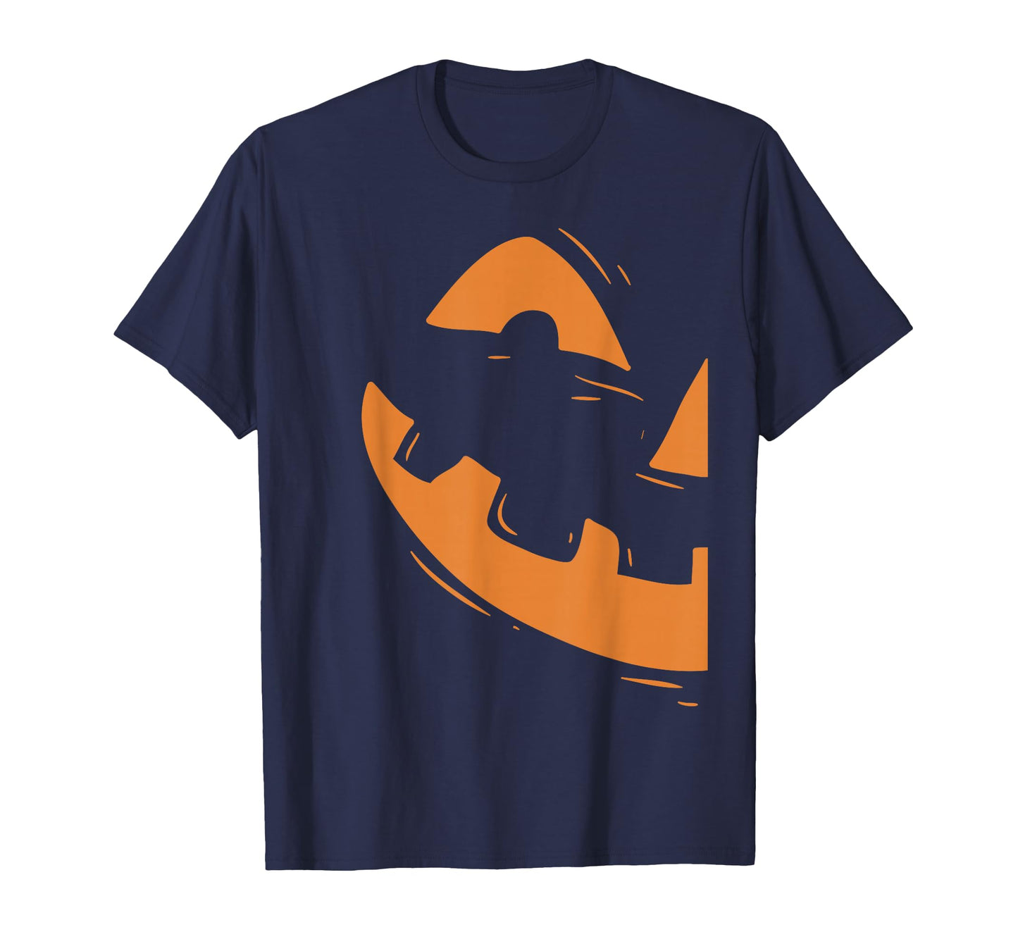 Jack-O-Lantern Shirt Pumpkin Face Halloween Matching Couple T-Shirt