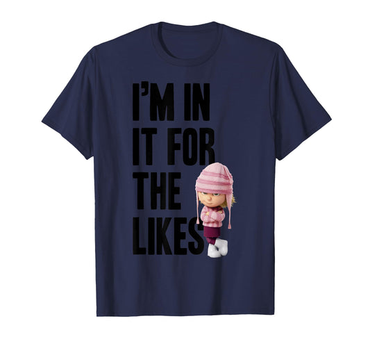 Despicable Me Minions Edith For The Likes Graphic T-Shirt T-Shirt
