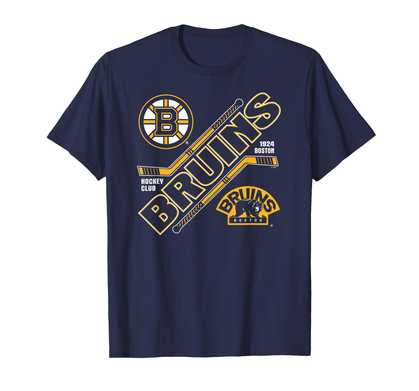Boston Bruins Force Black Officially Licensed T-Shirt