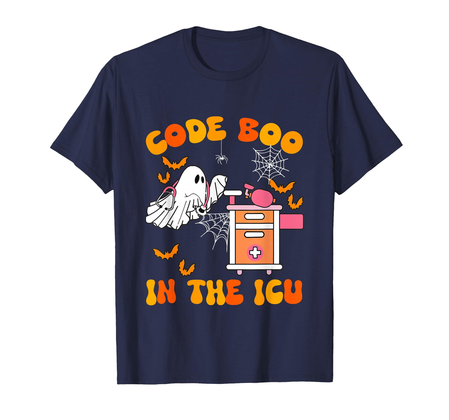 Ghost Code Boo In The ICU Nursing Gift For Halloween Costume T-Shirt