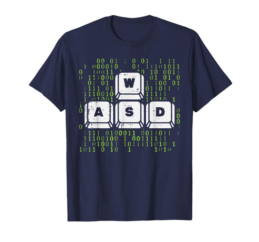 PC Gamer WASD Funny Computer Gaming Boys Kids Men Youth Teen T-Shirt