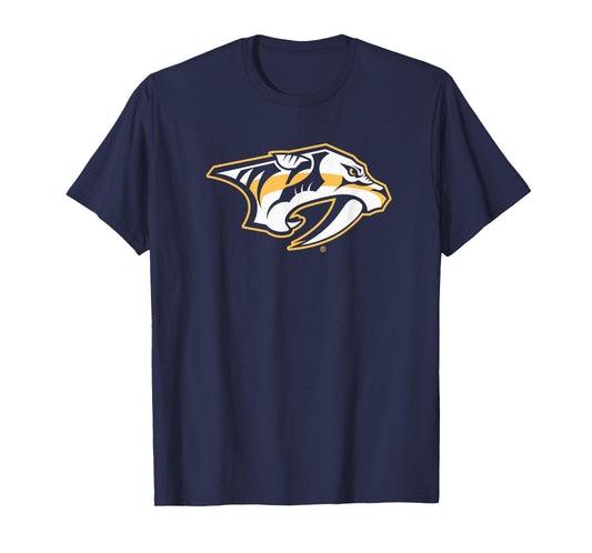 Nashville Predators Icon Navy Blue Officially Licensed T-Shirt