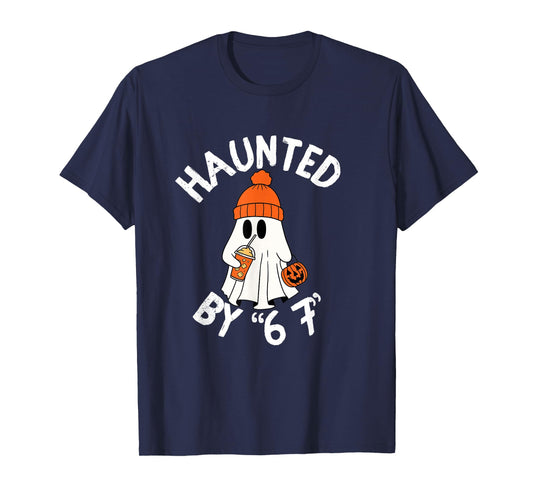 Funny Haunted by 6 7 Halloween T-Shirt