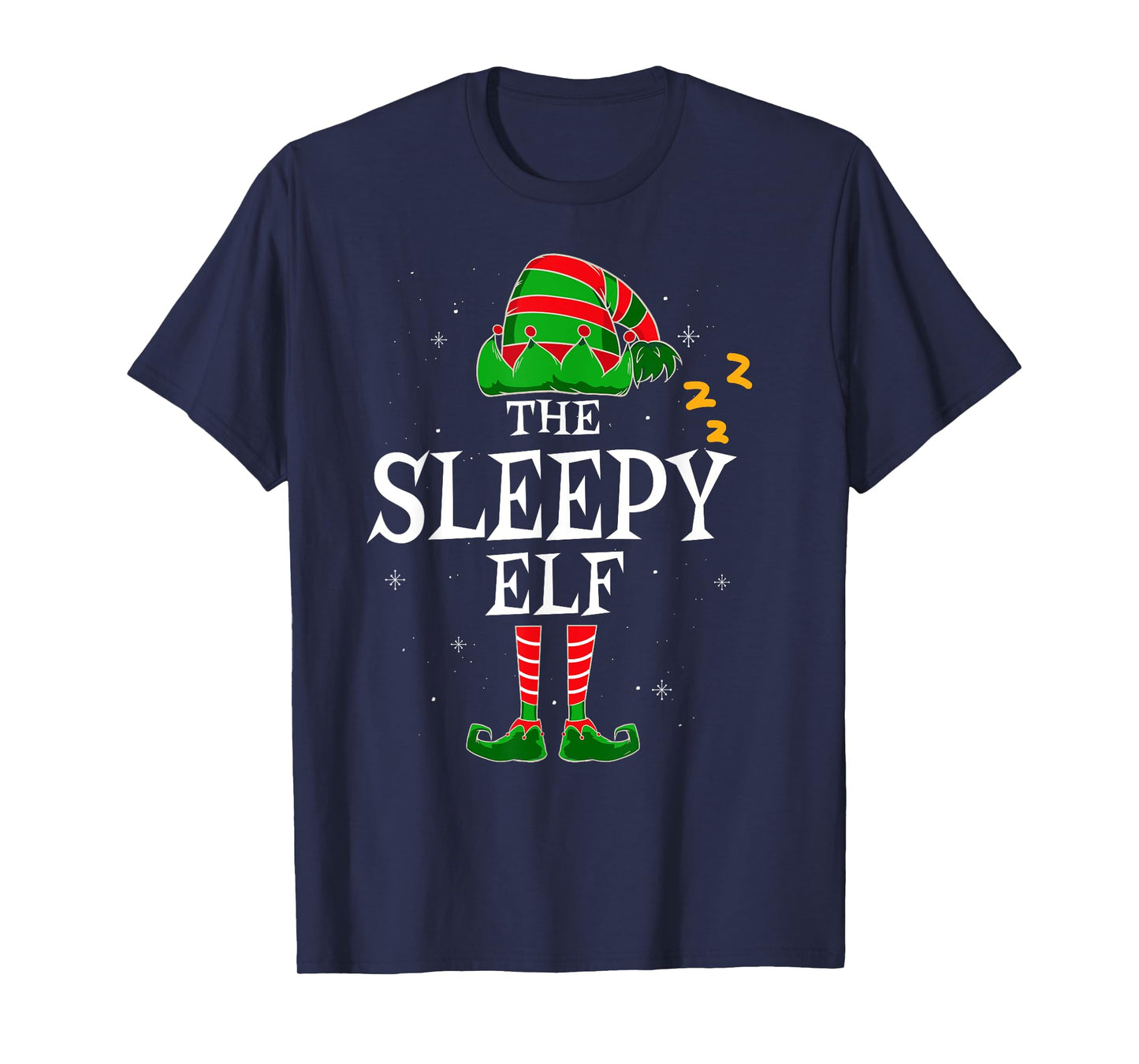 The Sleepy Elf Group Matching Family Christmas Holiday Funny T-Shirt