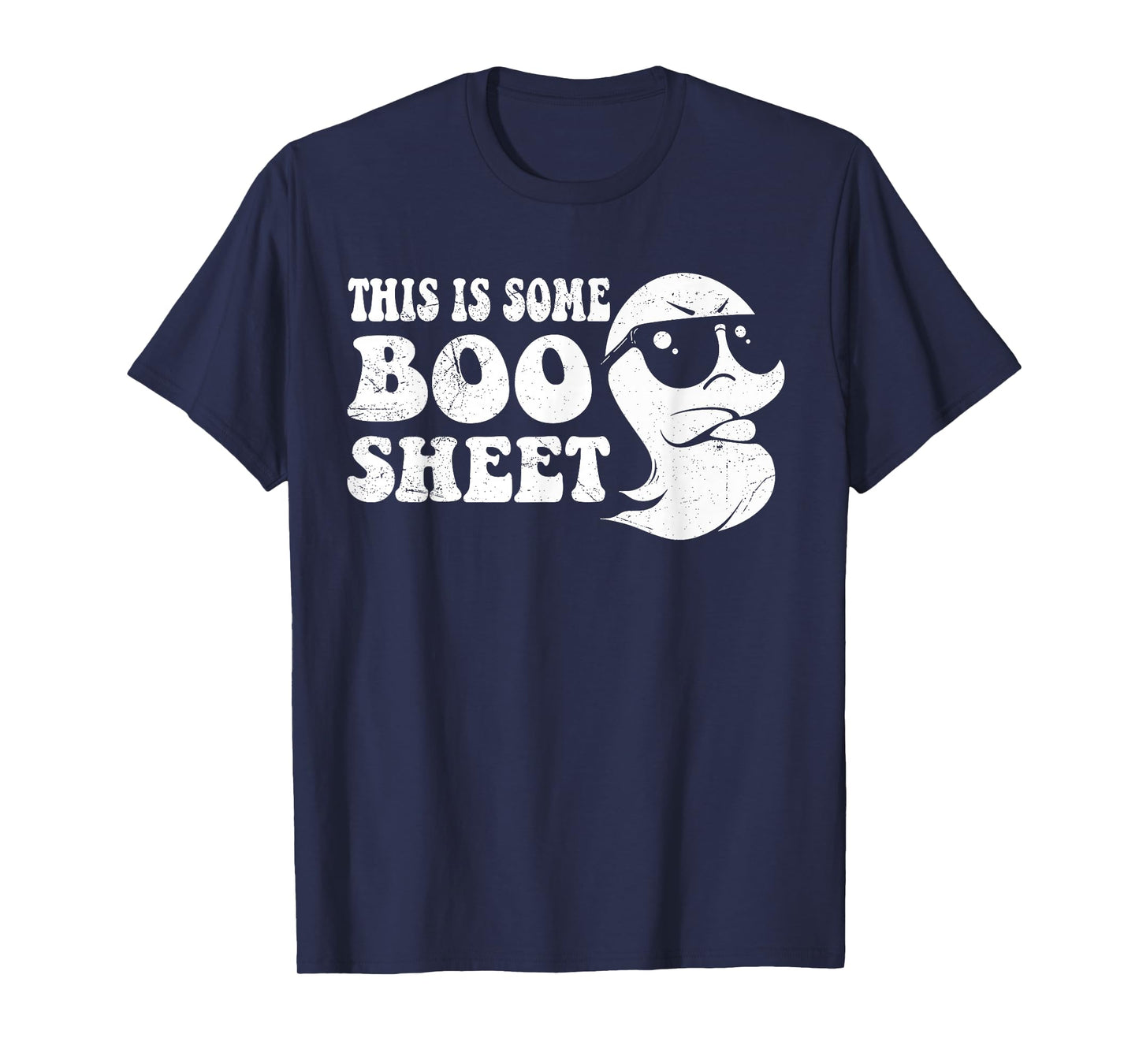This is Some Boo Sheet Ghost Retro Halloween Costume Men T-Shirt