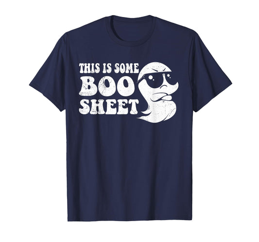 This is Some Boo Sheet Ghost Retro Halloween Costume Men T-Shirt