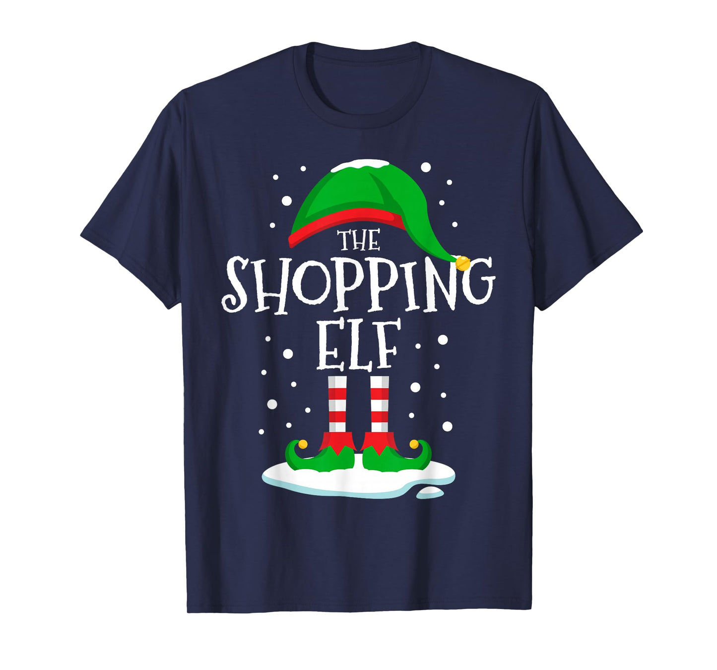 The Shopping Elf Christmas Family Matching Xmas Group Funny T-Shirt