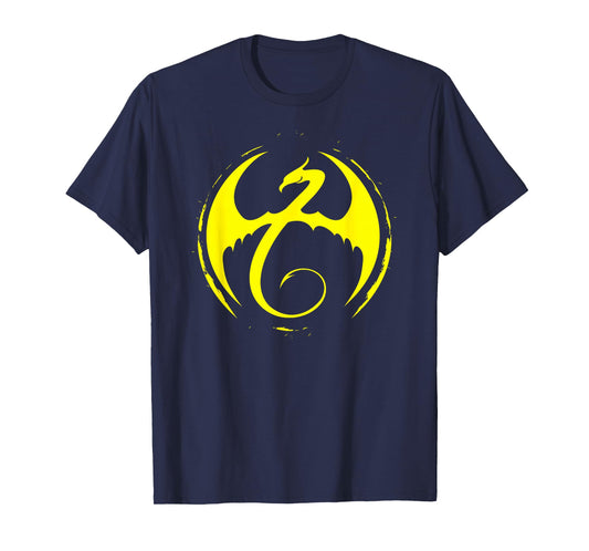 Marvel Iron Fist Classic Dragon Logo Graphic T-Shirt T-Shirt