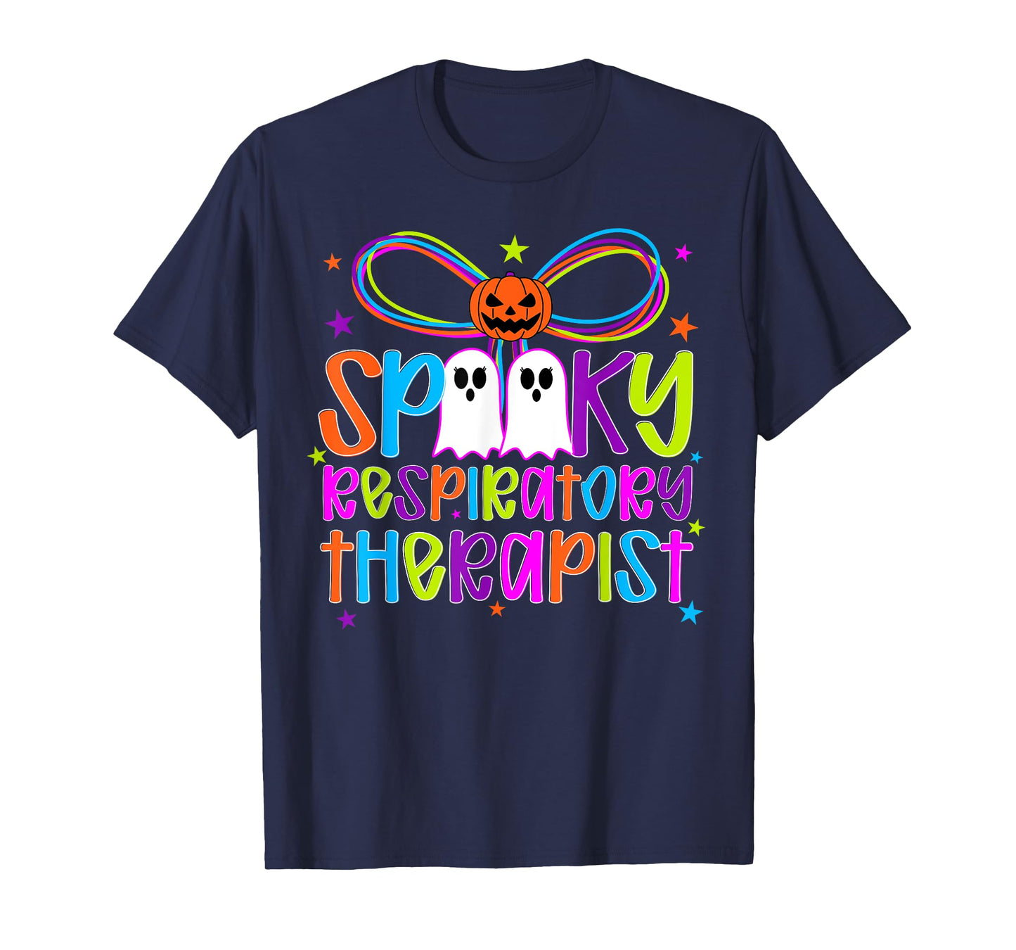 Spooky Respiratory Therapist Halloween Respiratory Therapy T-Shirt