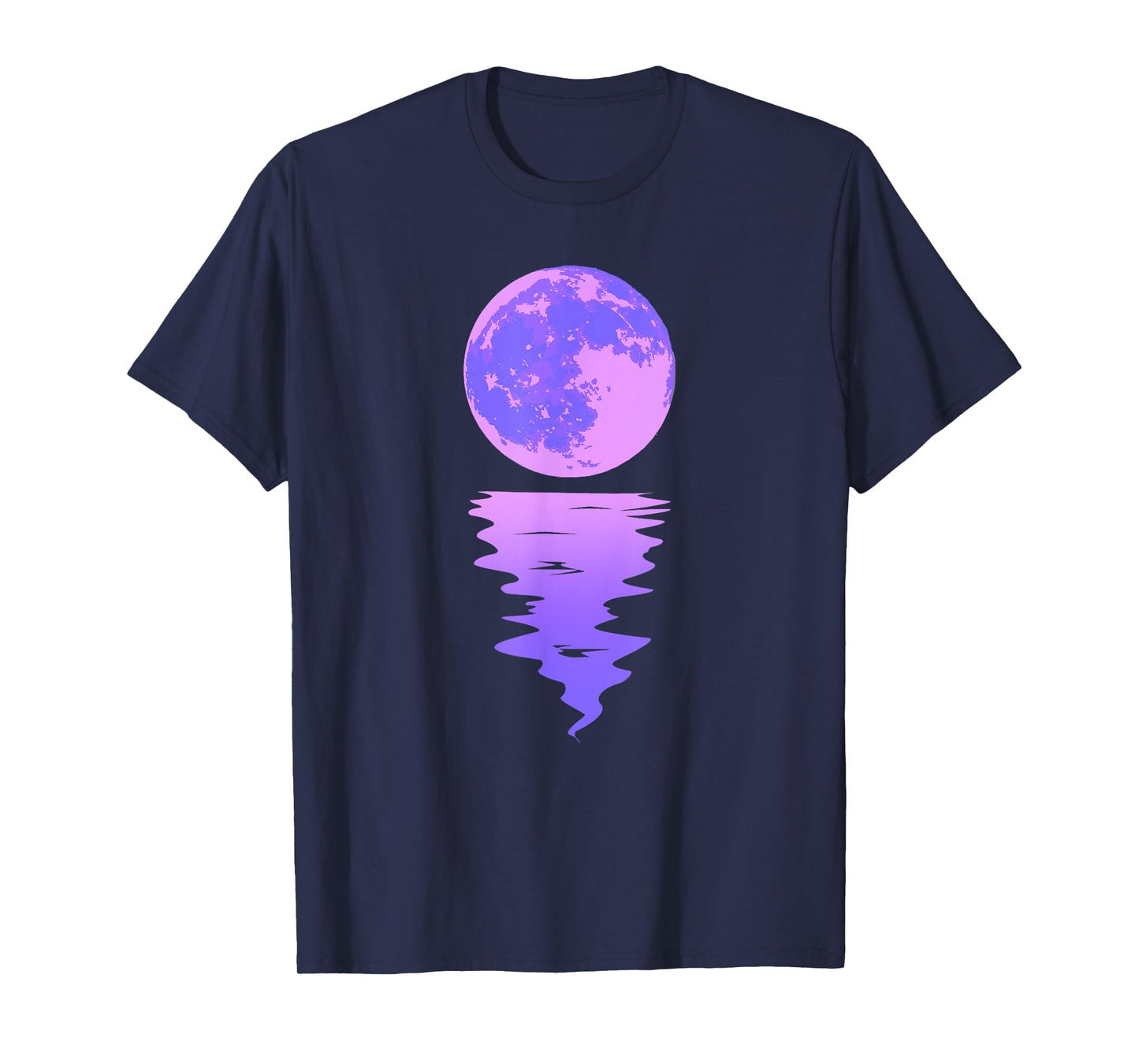 Vaporwave Aesthetic Purple Moon Pastel Moonlight Graphic T-Shirt