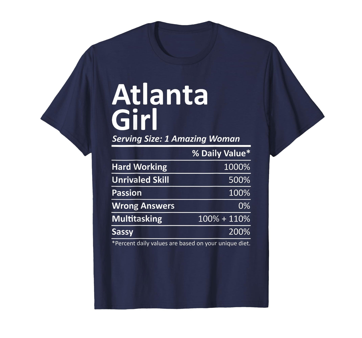 ATLANTA GIRL GA GEORGIA Funny City Home Roots USA Gift T-Shirt