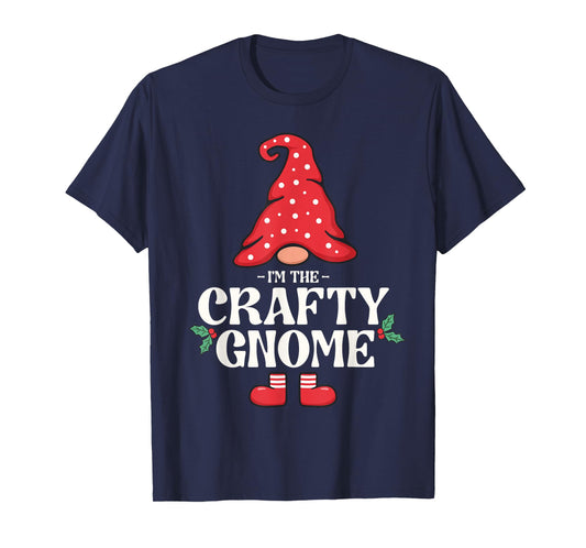 The Crafty Gnome Funny Family Matching Group Christmas T-Shirt
