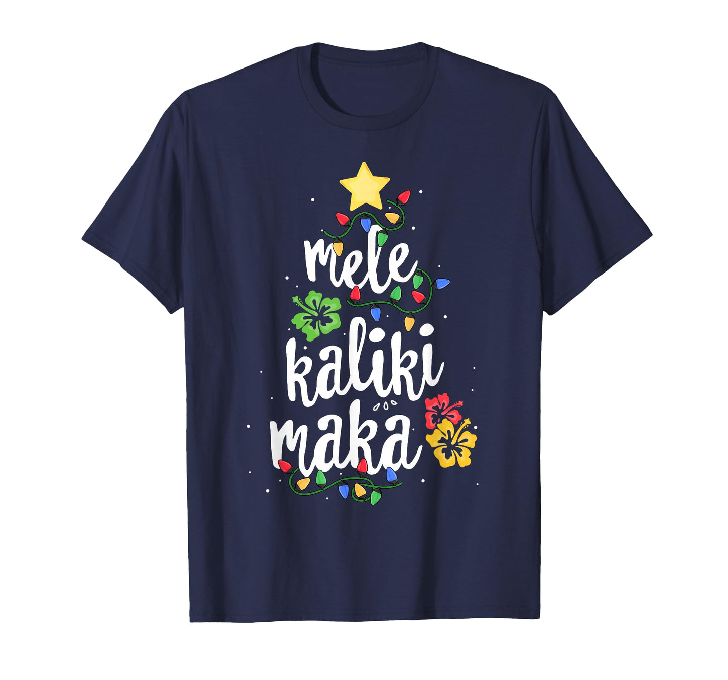 Mele Kalikimaka For Women Hawaiian Hawaii Christmas T-Shirt