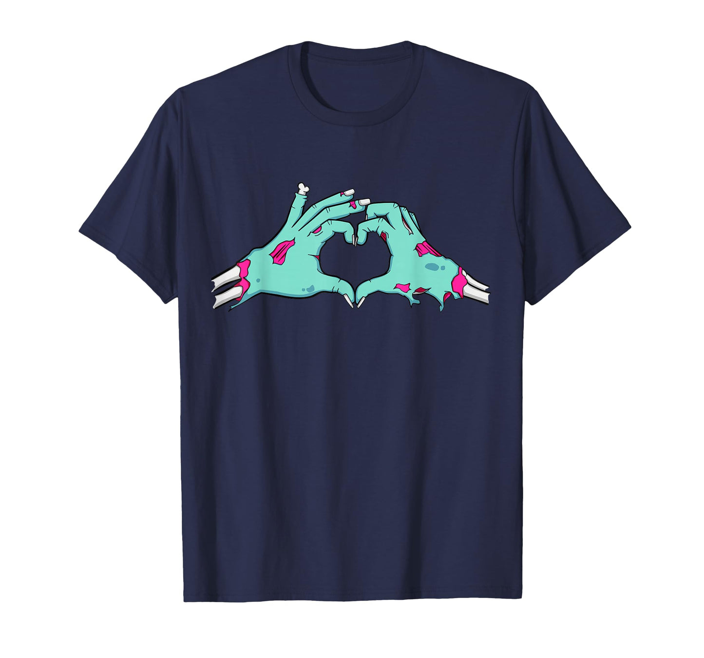 I Love Zombies T-Shirt Funny Horror Party Mens Womens Gift T-Shirt