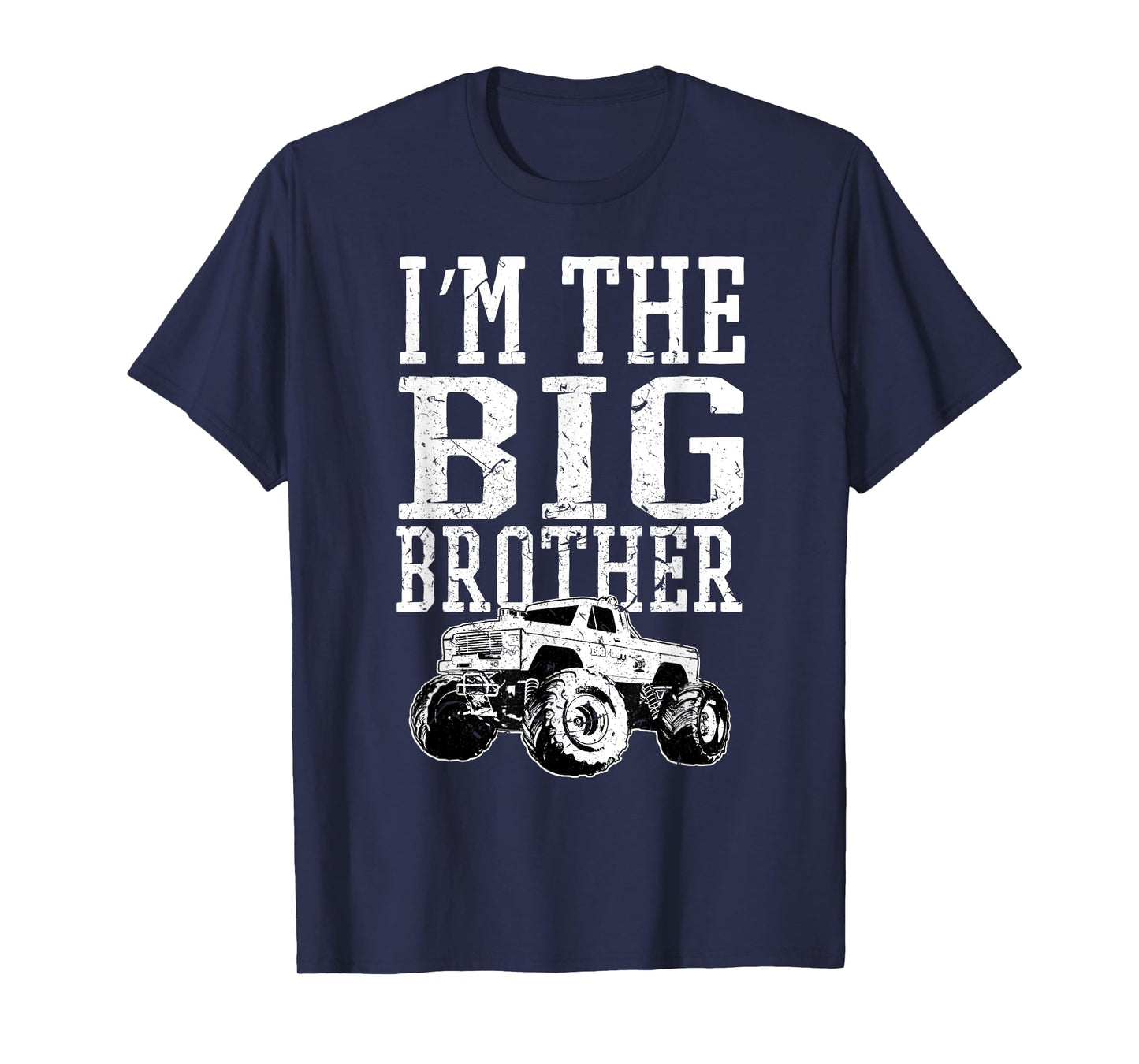I'm The Big Brother Monster Truck Kids Boys Bro T-Shirt