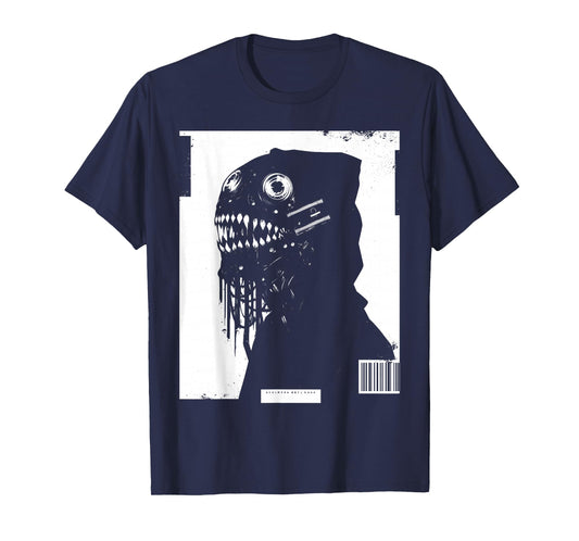Horror Techwear Ghoul Futuristic Grunge Cybergoth Gothic T-Shirt