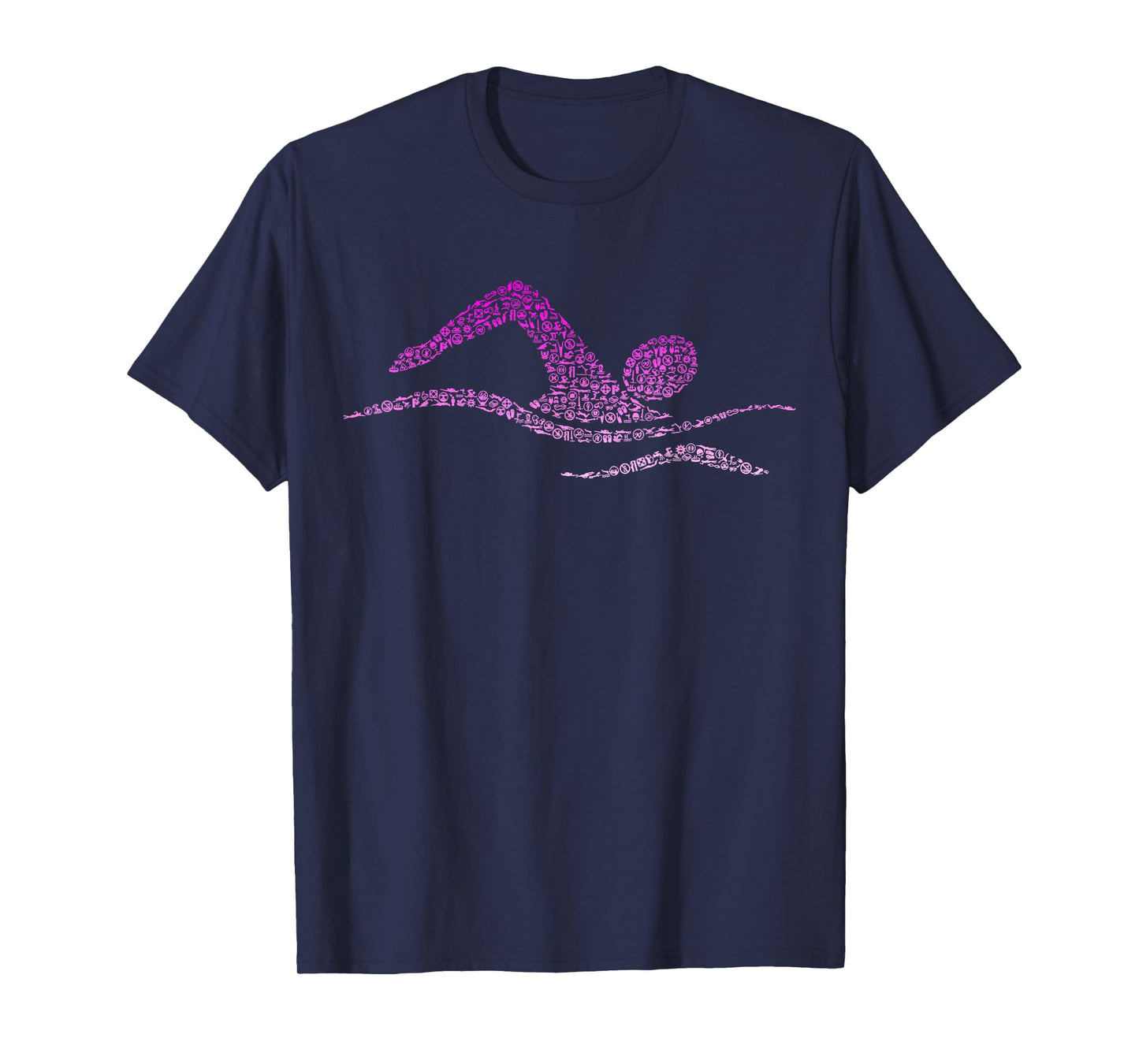 Silhouette Icon Swimmer Shirt | Girls Swimming T-Shirt