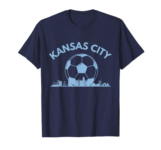 Kansas City Soccer & Skyline T-Shirt