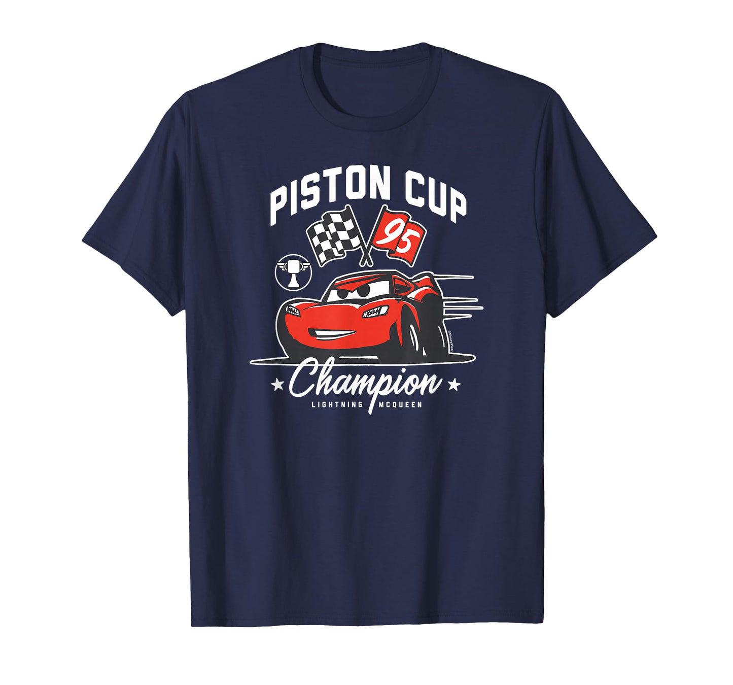 Cars - Piston Cup Champion McQueen T-Shirt