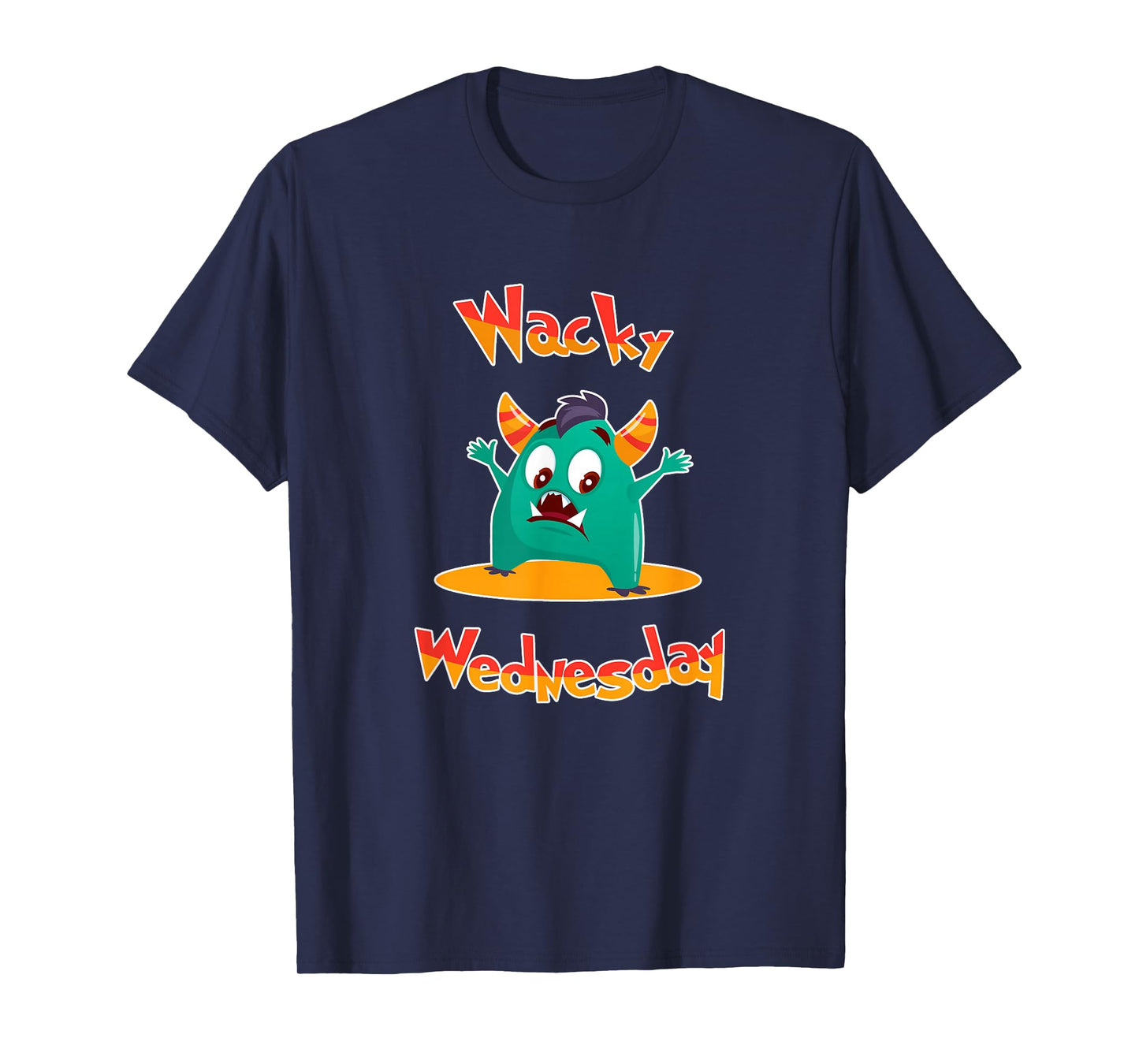 Wacky Monster Wednesday Men, Woman & Kids Outfit for School T-Shirt
