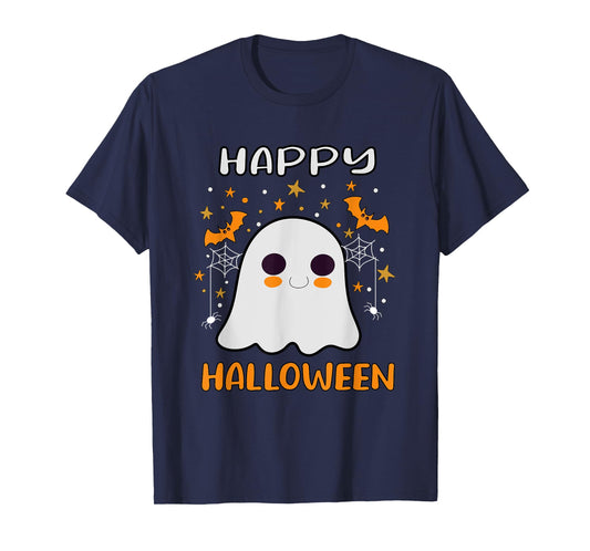 Happy Halloween Funny Halloween Ghost Cute for Women T-Shirt