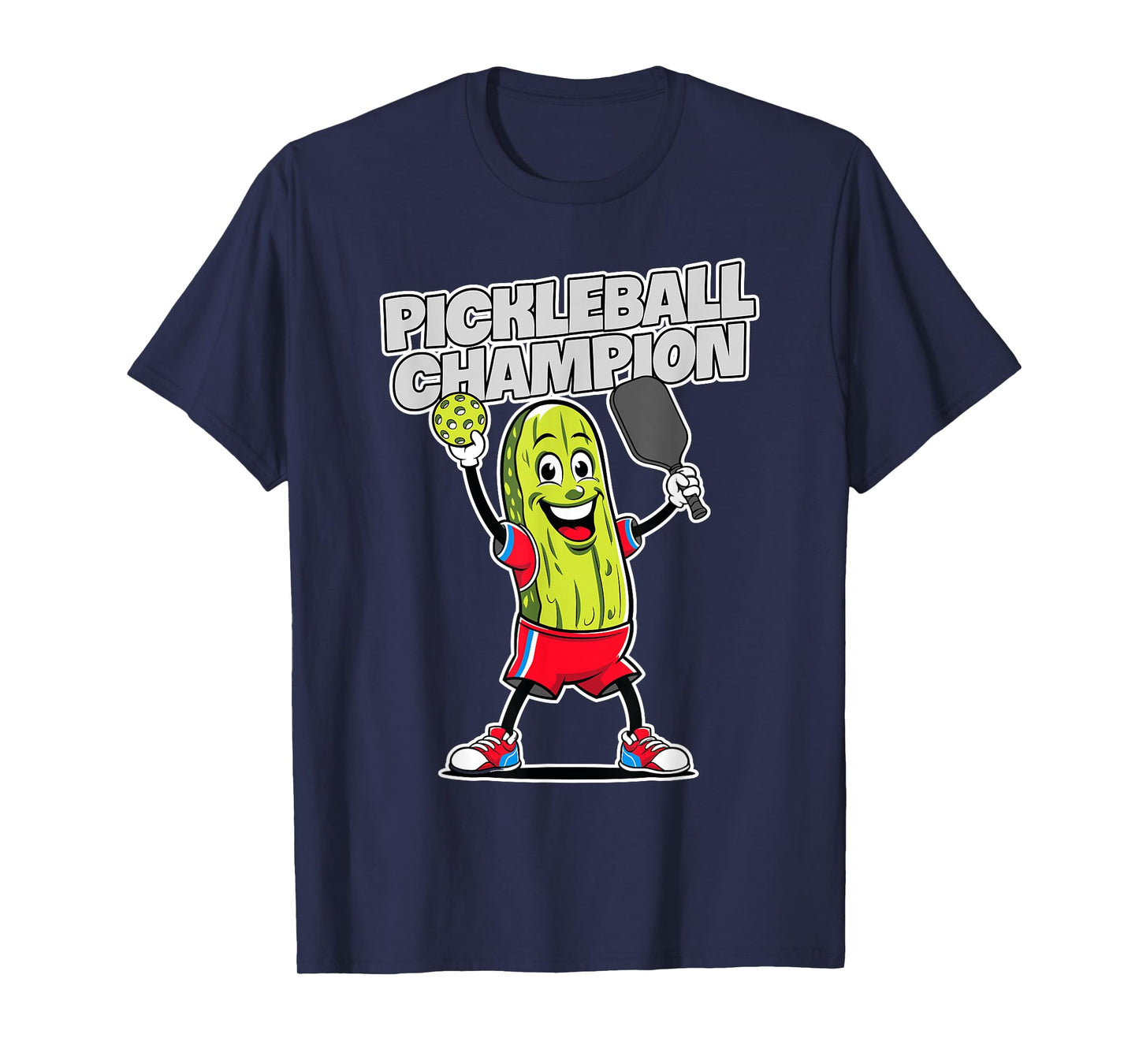 Pickleball Champion Funny Sport Racket Tournament Pickleball T-Shirt