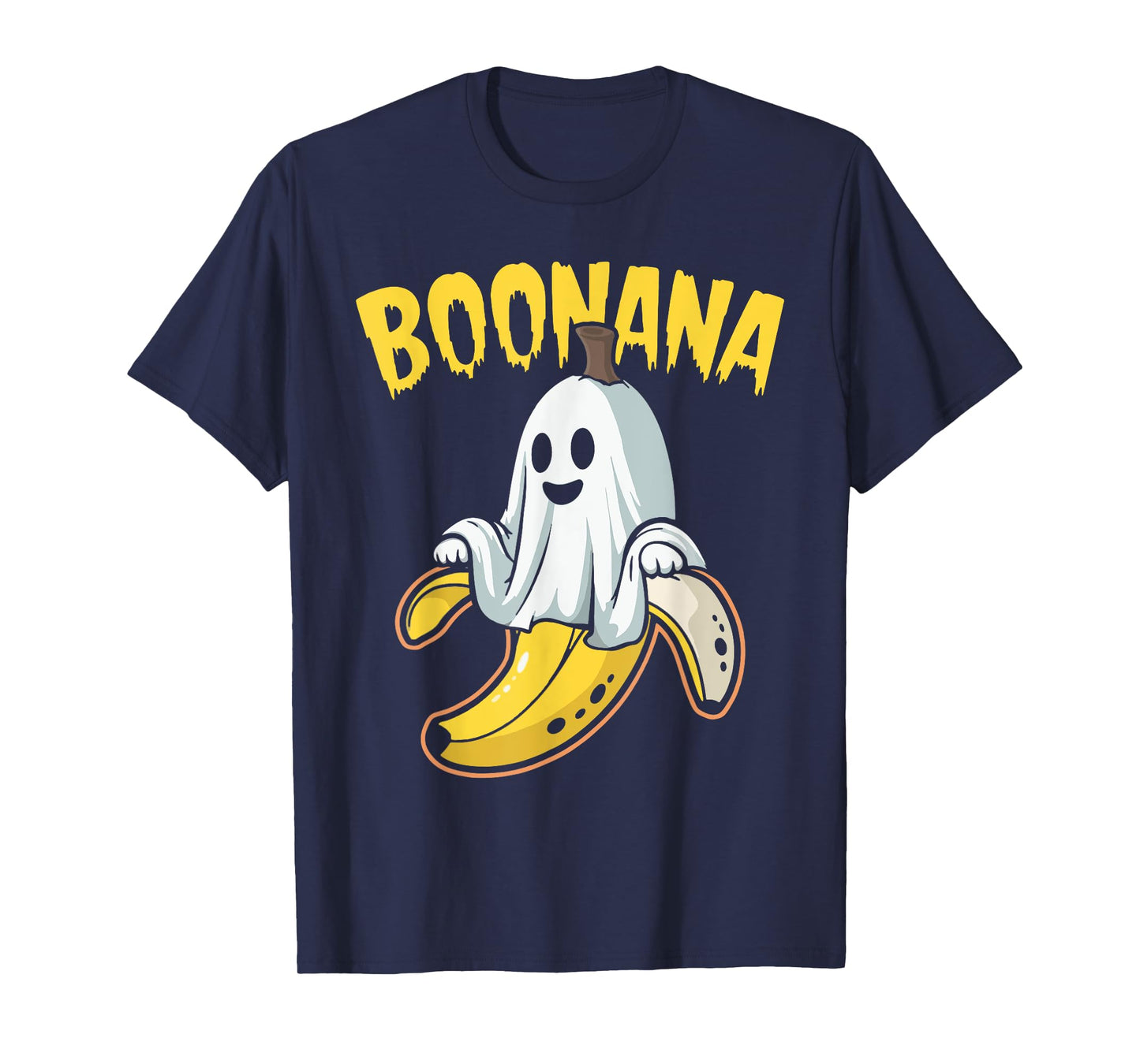 Boonana Cute Ghost Banana Halloween T-Shirt