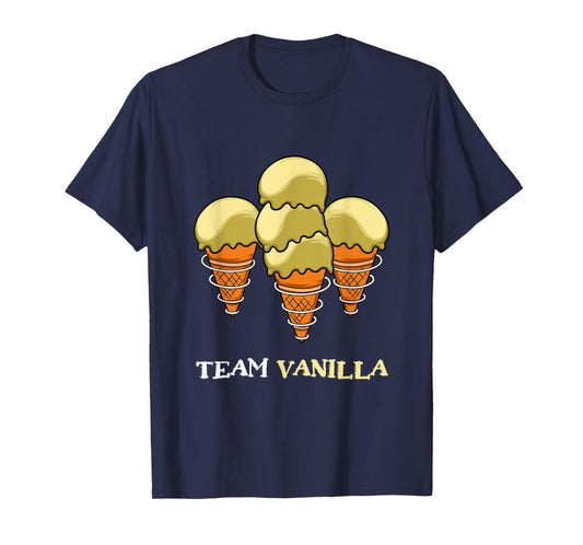 Team Vanilla Ice Cream Lovers. T-Shirt