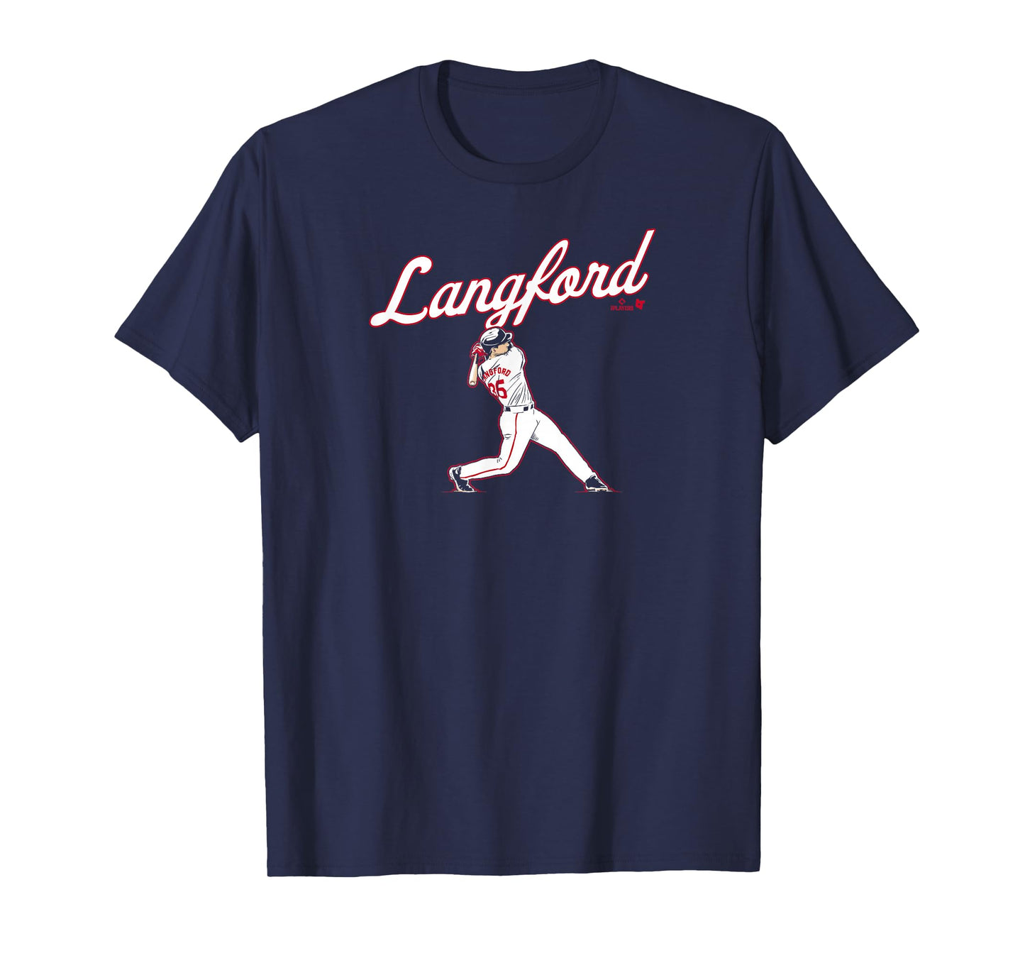 BreakingT Wyatt Langford - Slugger Swing - Texas Baseball T-Shirt
