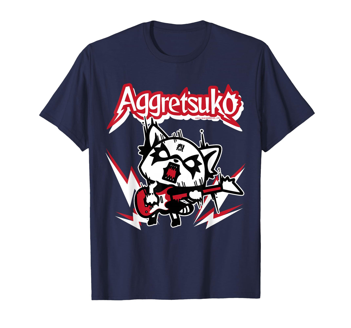 Aggretsuko Rocker Rage Tee Shirt T-Shirt