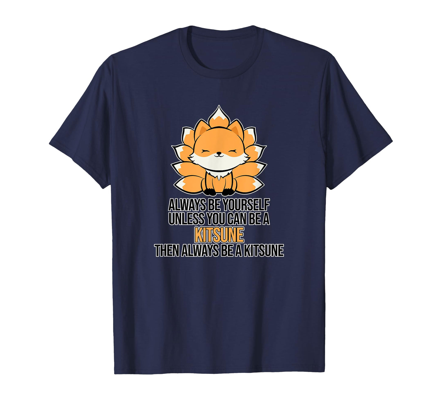 Japanese Fox Cute Funny Anime Kami Kawaii Kitsune Inari Fox T-Shirt
