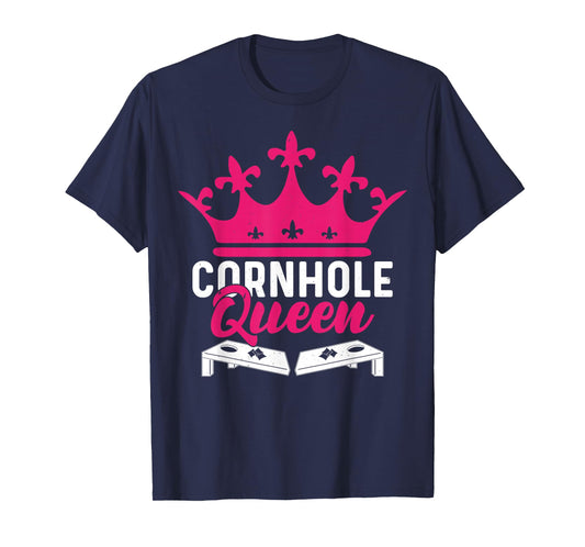 Cornhole Queen Funny Cornhole T-Shirt