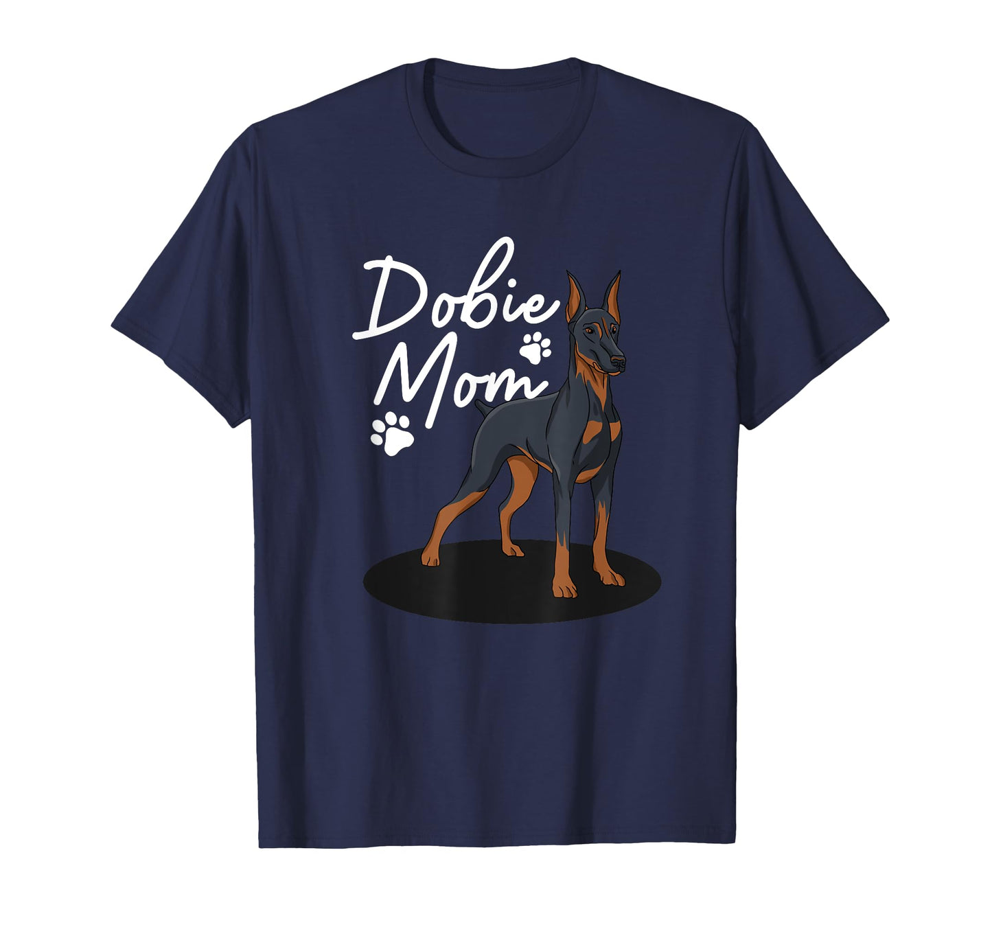 Cool Doberman Mom For Women Girls Mother Doberman Pinscher T-Shirt