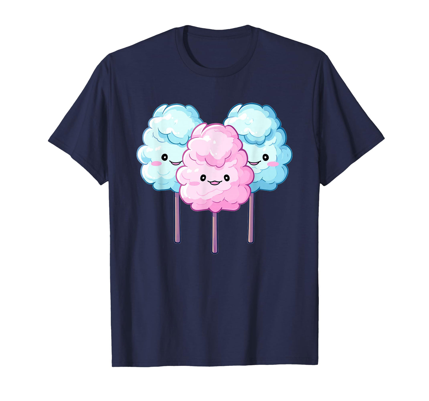 Cotton Candy Sticks Apparel Sweets for Women Girls T-Shirt