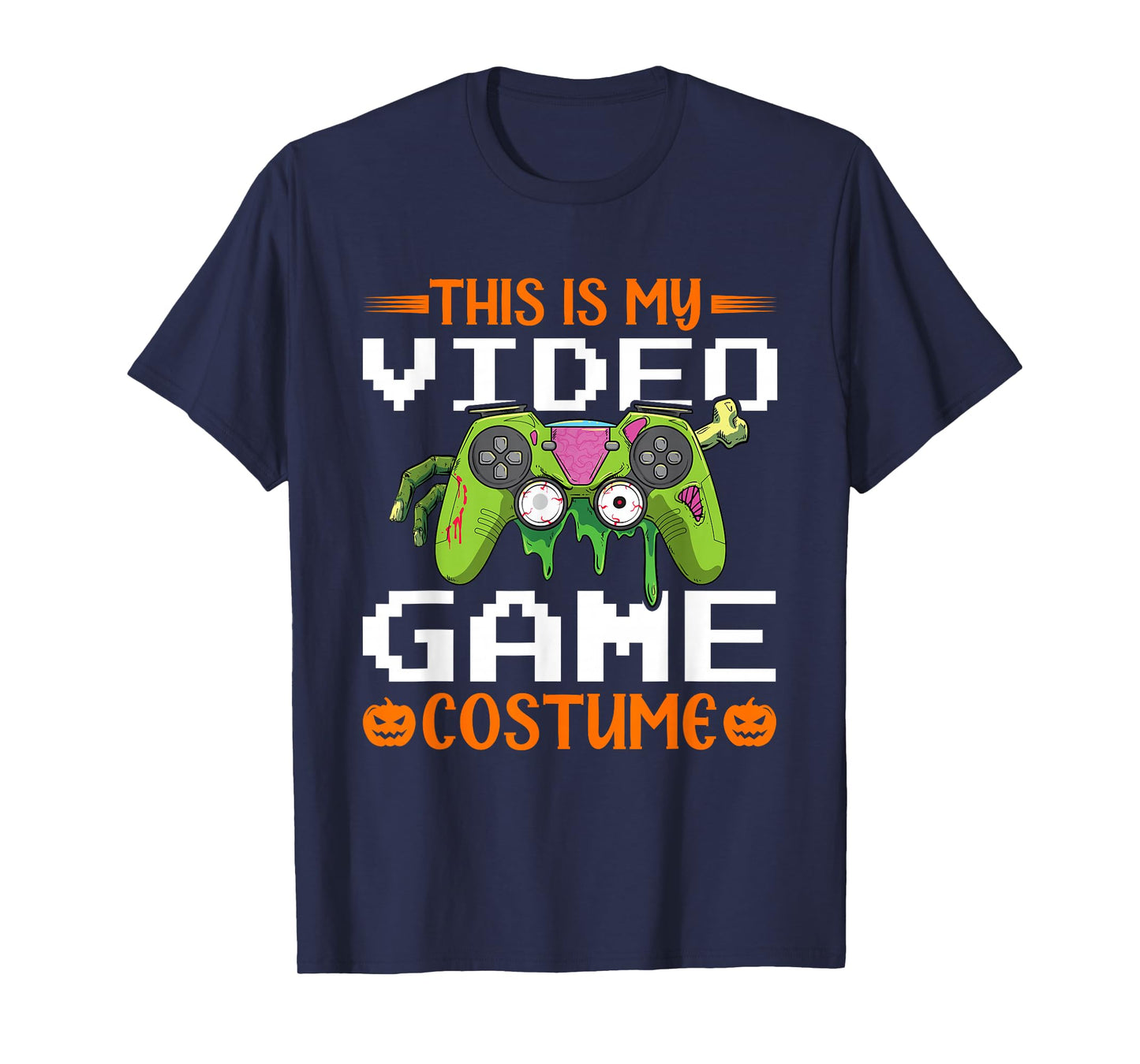 This Is My Video Game Costume, Halloween Gaming Zombie T-Shirt