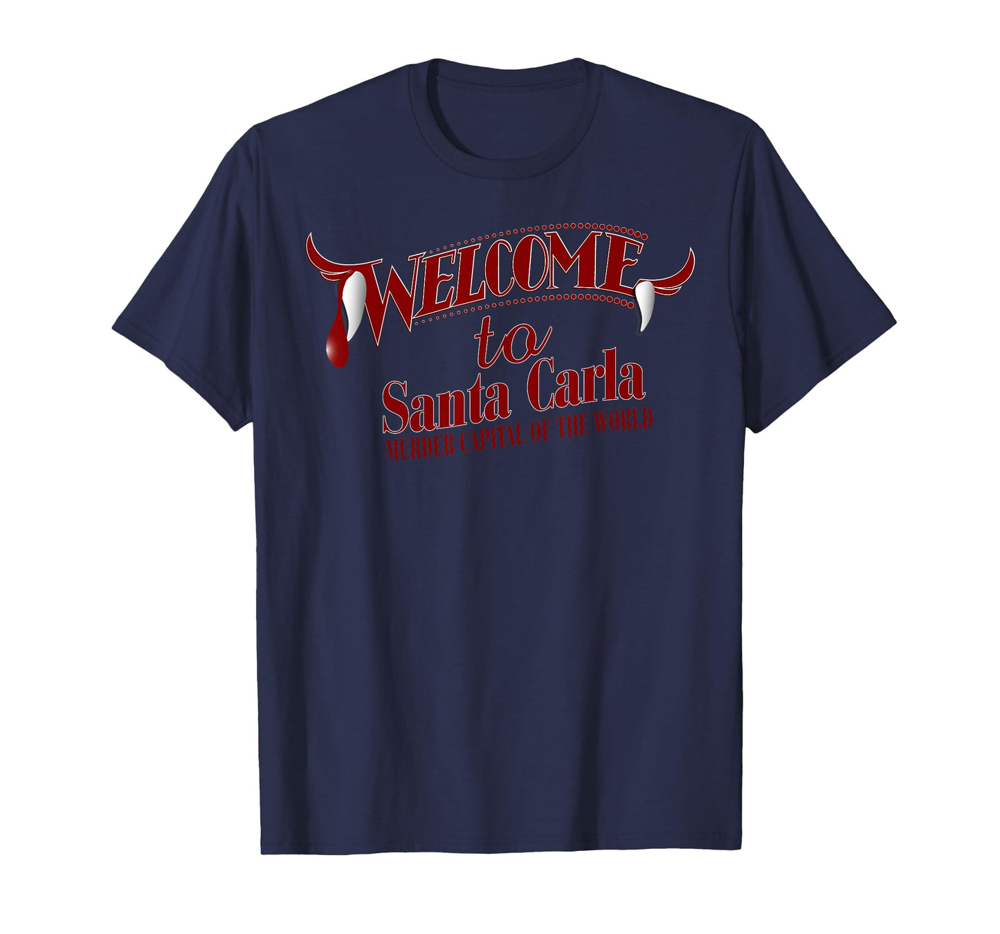 Welcome To Santa Carla - Vintage Retro Vampire Movie T Shirt T-Shirt