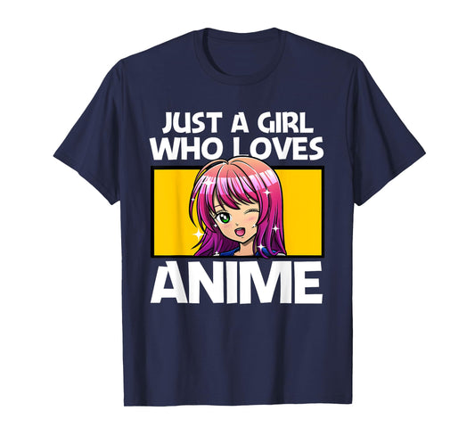 Anime Art For Women Teen Girls Anime Merch Girl Anime Lovers T-Shirt