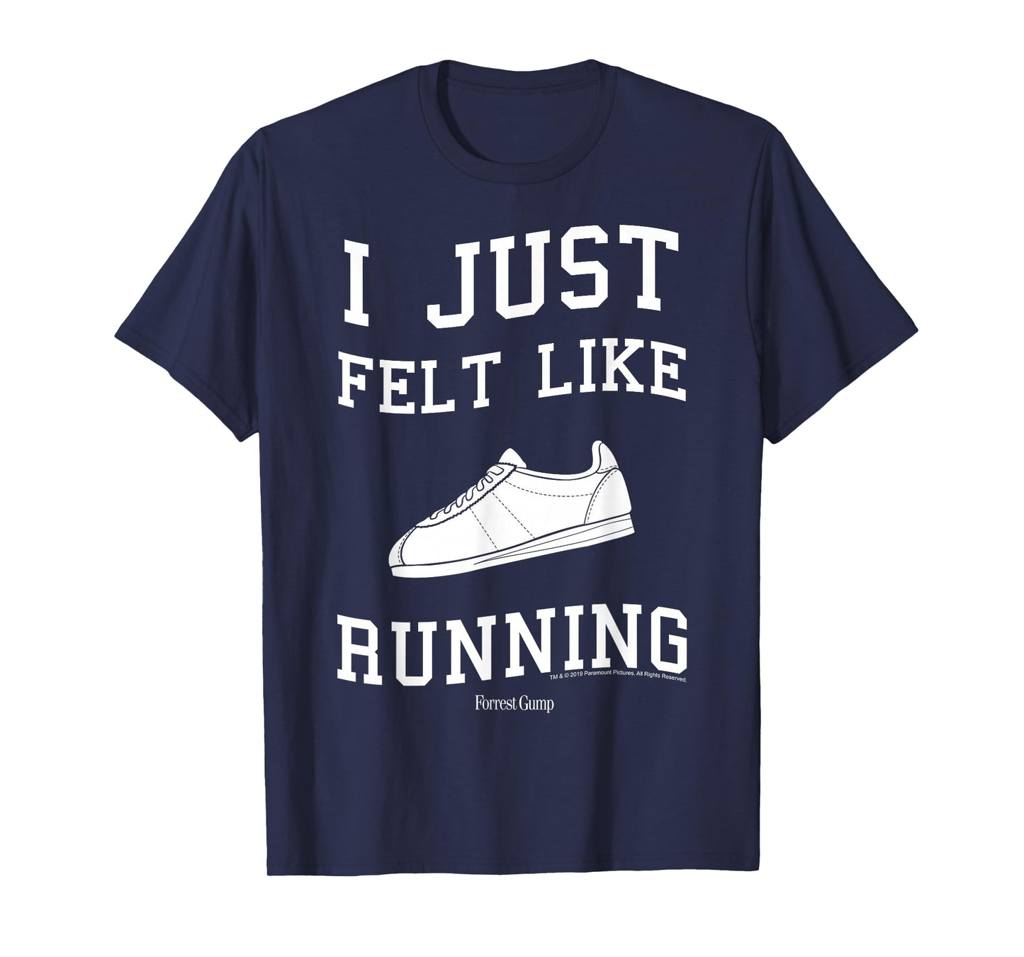Forrest Gump I Just Felt Like Running Quote T-Shirt
