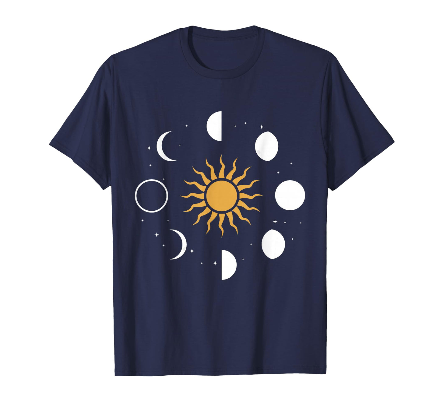 Sun Lunar Phases Moon Phase Earth Hemisphere New Moon T-Shirt