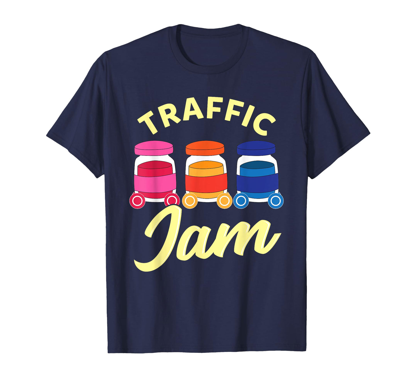 Traffic Jam Fruit Jam Funny Food Pun T-Shirt