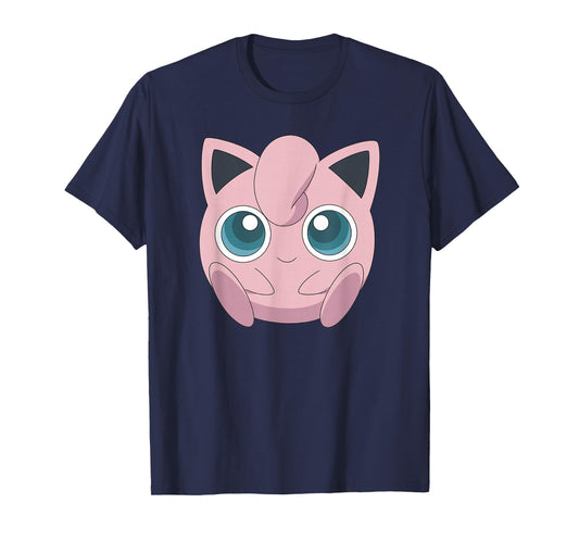 Pokémon Jigglypuff Cute Fairy Big Face T-Shirt