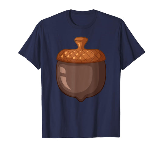 Big Acorn Costume Cute Easy Food Halloween Matching DIY T-Shirt