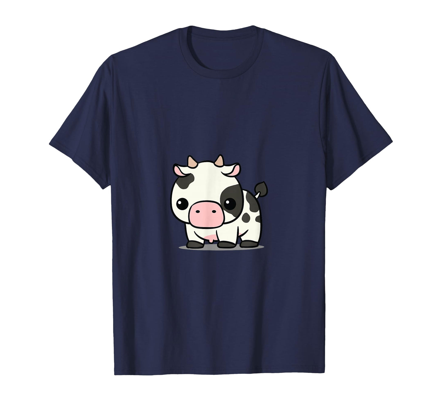 Chibi Kawaii Cow Farmer Farm Animal Lover T-Shirt