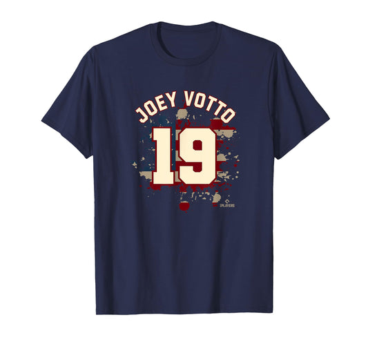 Joey Votto Vintage Flag Ohio MLBPA Who Patriotic Women Men T-Shirt